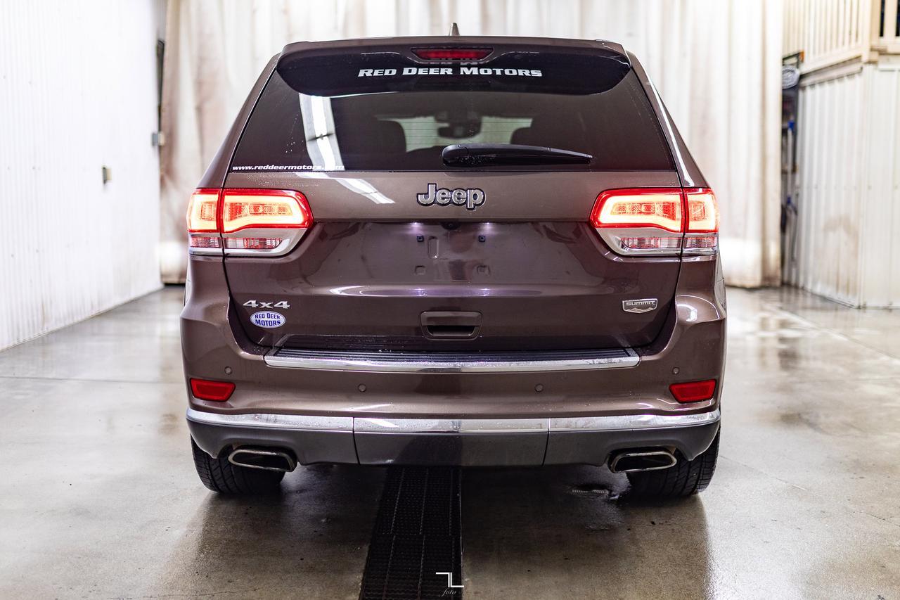 2018 Jeep Grand Cherokee 4x4 Summit Leather Roof Nav BCam TV's Red Deer AB