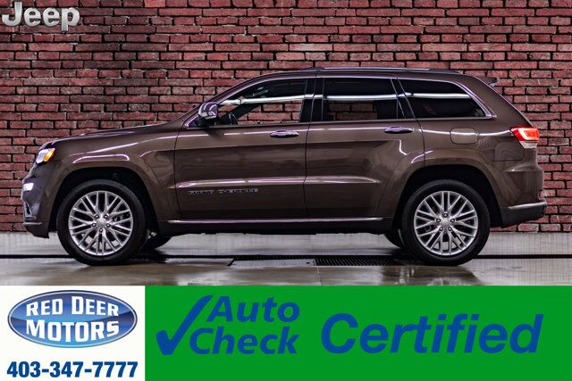 2018 Jeep Grand Cherokee 4x4 Summit Leather Roof Nav BCam TV's