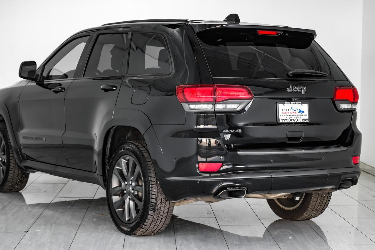 2018 Jeep Grand Cherokee HIGH ALTITUDE 4WD BLIND SPOT ASSIST NAVIGATION PANORAMA LEATHER SEATS REAR CAMERA Carrollton TX