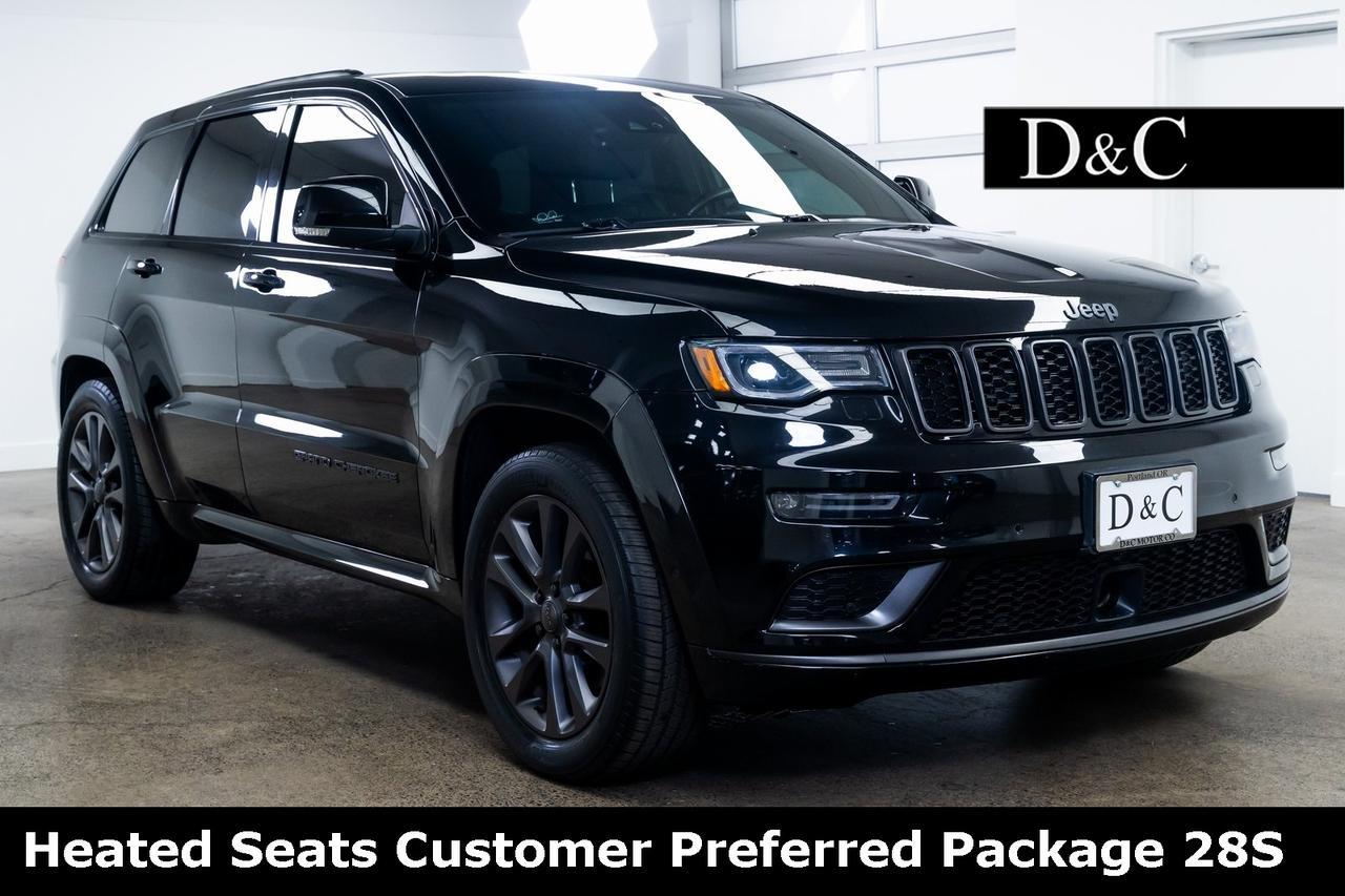 2018 Jeep Grand Cherokee High Altitude Heated Seats Customer Preferred Package 28S Portland OR