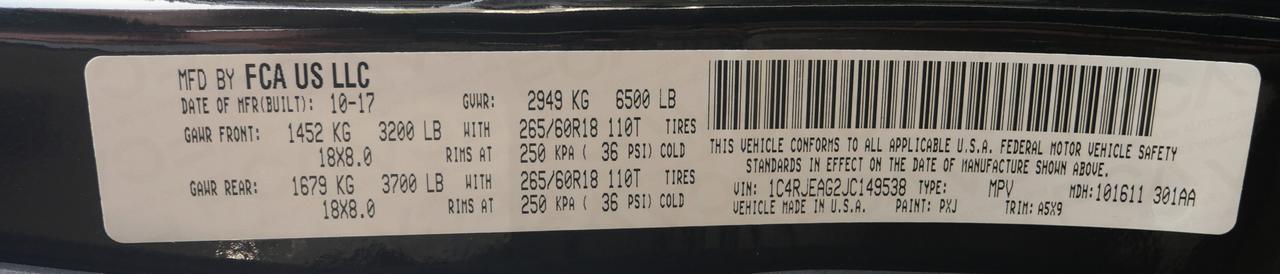 2018 Jeep Grand Cherokee Laredo E San Juan TX