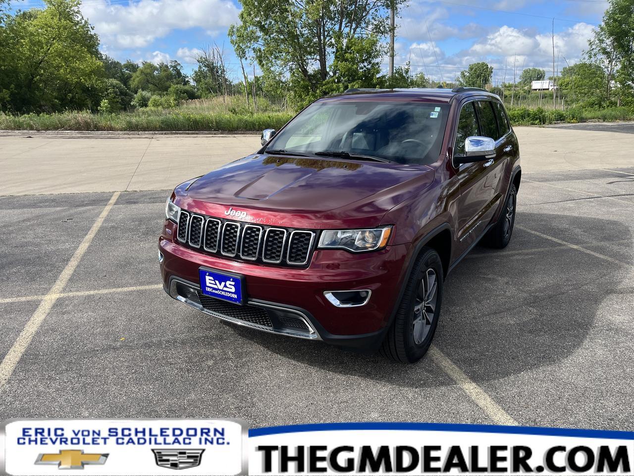 2018 Jeep Grand Cherokee Limited 4WD 3.6L TrailerTowIVGroup w/Nav HtdMemLeather HtdSteeringWheel