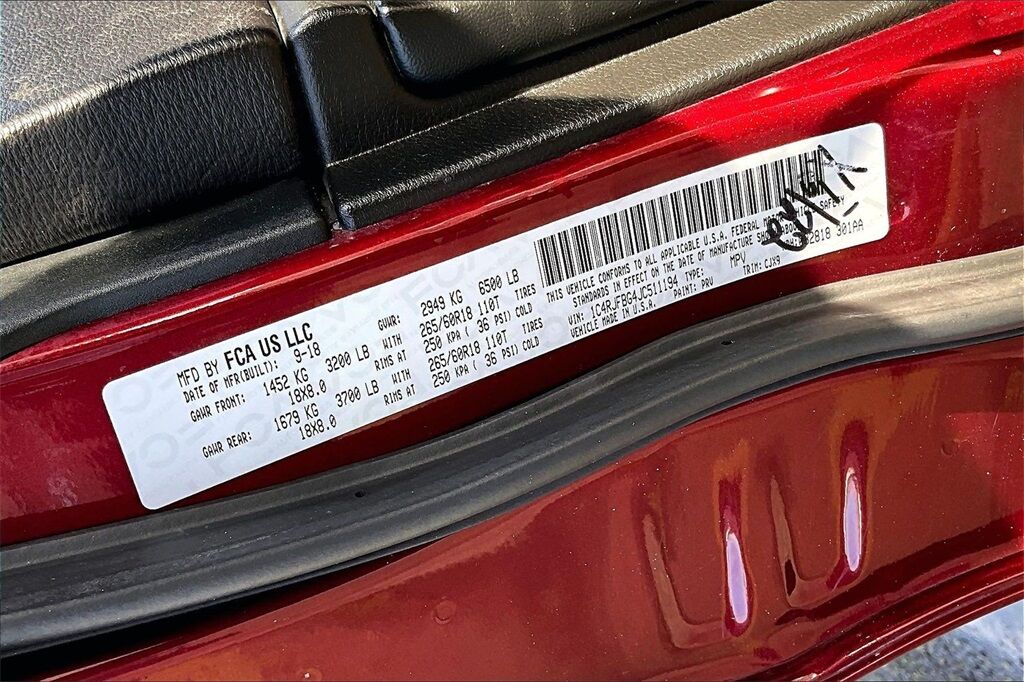 2018 Jeep Grand Cherokee Limited OR