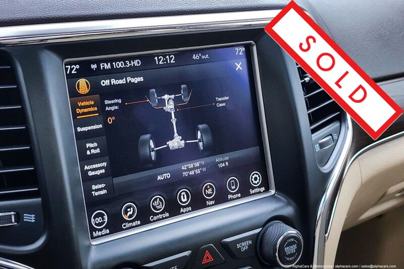 2018 Jeep Grand Cherokee Overland 4x4 Boston MA