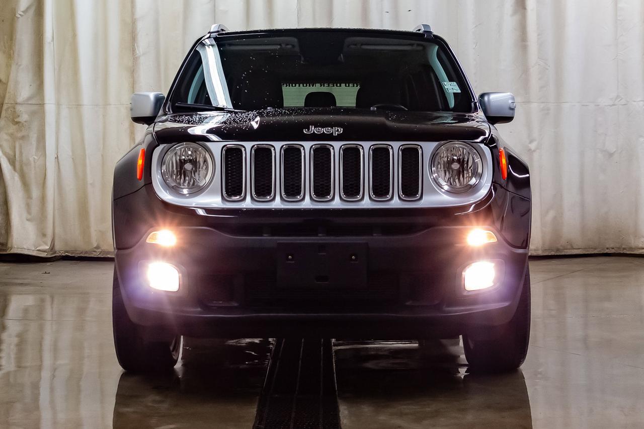 2018 Jeep Renegade 4x4 Limited Leather Roof Nav BCam Red Deer AB