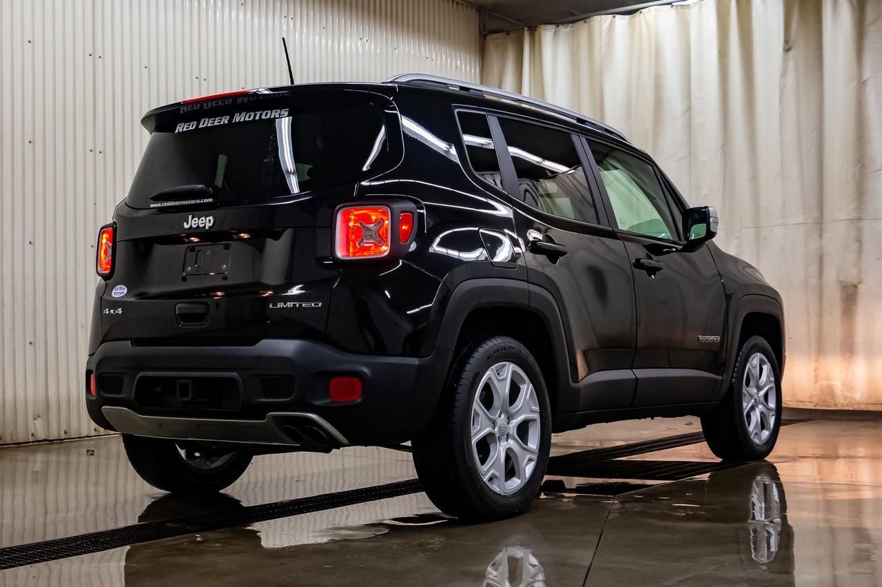 2018 Jeep Renegade 4x4 Limited Leather Roof Nav BCam Red Deer AB