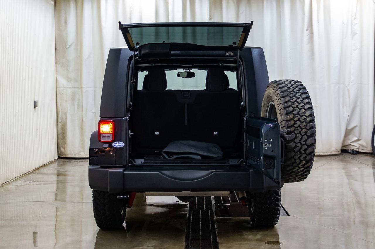 2018 Jeep Wrangler JK 4x4 Rubicon Manual Nav Red Deer AB