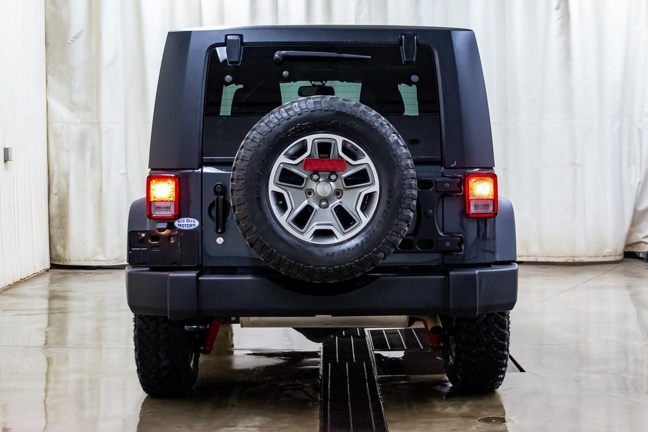 2018 Jeep Wrangler JK 4x4 Rubicon Manual Nav Red Deer AB