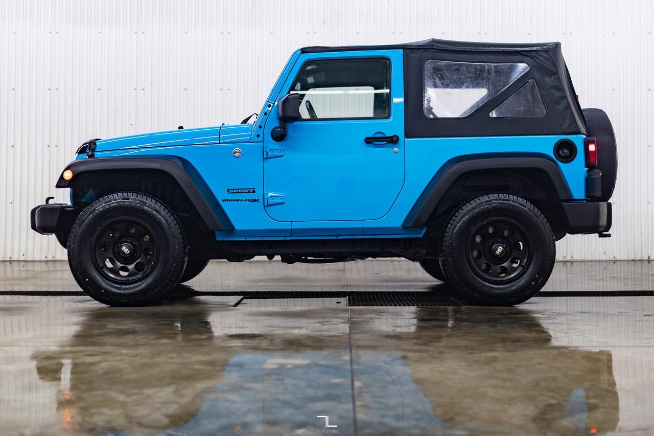 2018 Jeep Wrangler JK 4x4 Sport Manual Red Deer AB