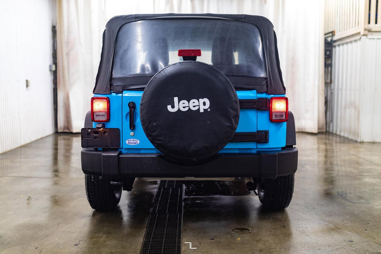 2018 Jeep Wrangler JK 4x4 Sport Manual Red Deer AB