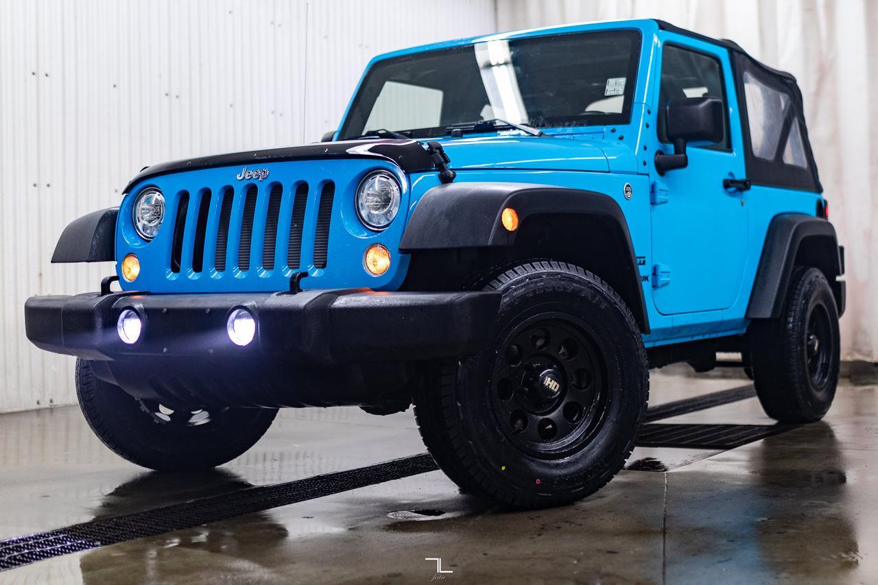 2018 Jeep Wrangler JK 4x4 Sport Manual Red Deer AB
