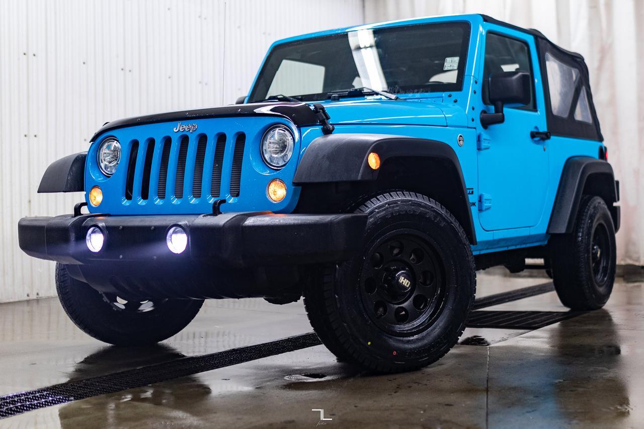 2018 Jeep Wrangler JK 4x4 Sport Manual Red Deer AB