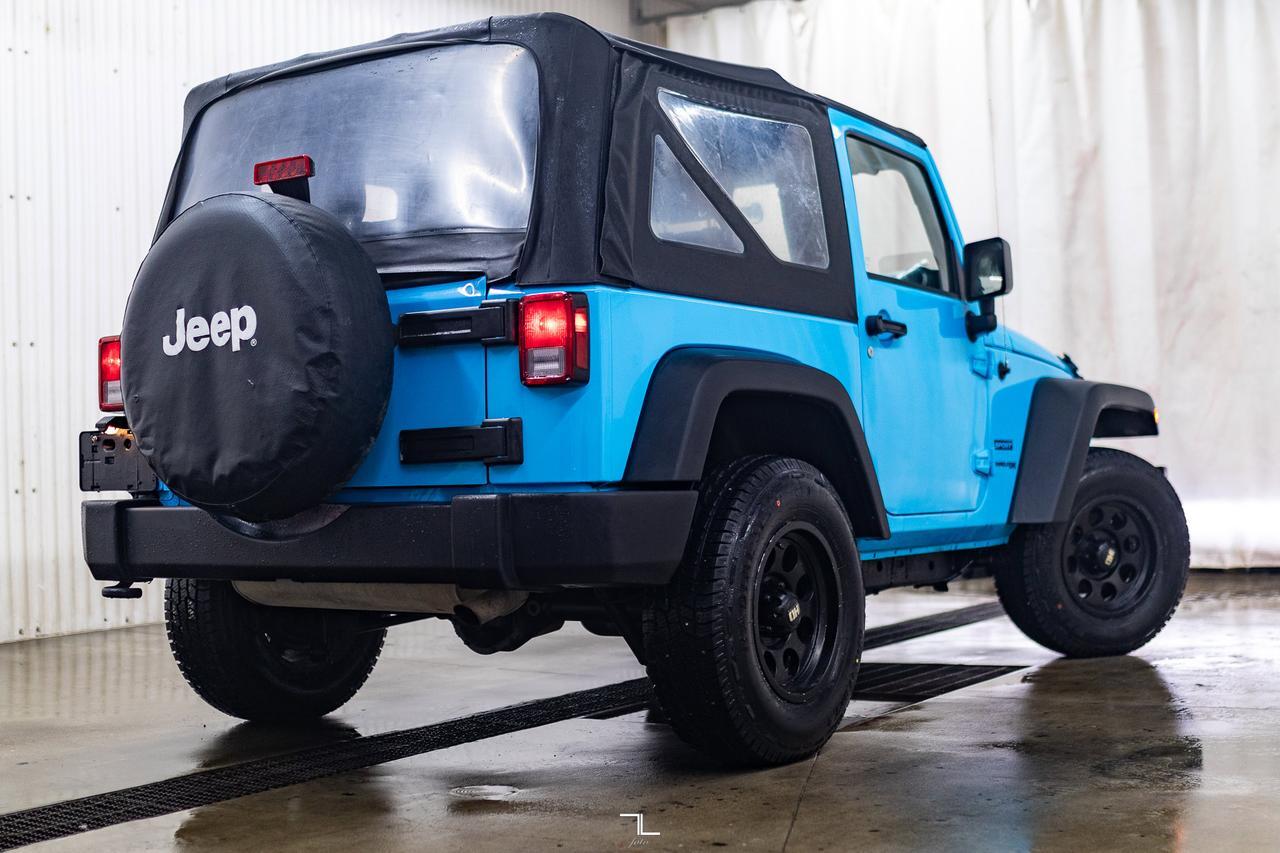 2018 Jeep Wrangler JK 4x4 Sport Manual Red Deer AB