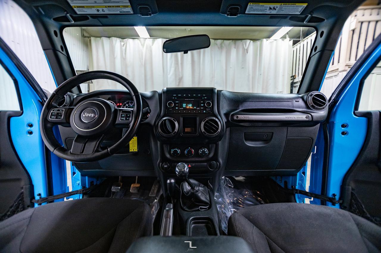 2018 Jeep Wrangler JK 4x4 Sport Manual Red Deer AB