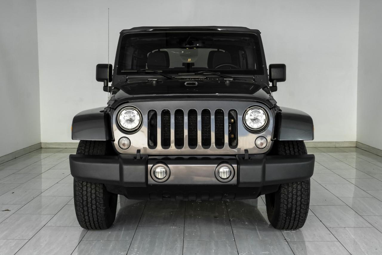 2018 Jeep Wrangler JK UNLIMITED SAHARA 4WD AUTOMATIC SOFT TOP CONVERTIBLE CRUISE CONTR