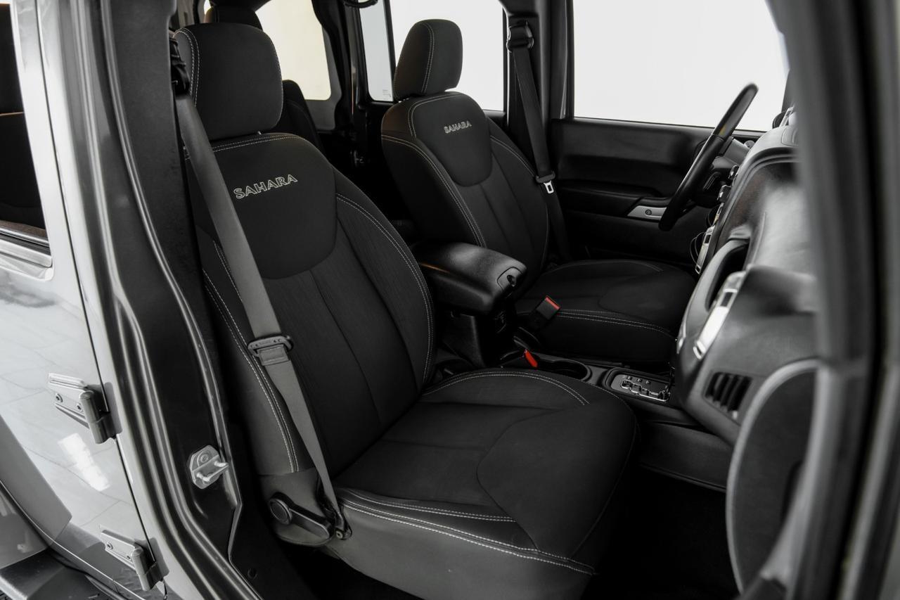 2018 Jeep Wrangler JK UNLIMITED SAHARA 4WD AUTOMATIC SOFT TOP CONVERTIBLE CRUISE CONTR Carrollton TX