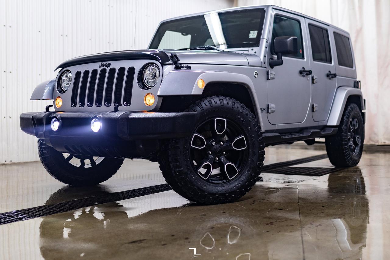 2018 Jeep Wrangler JK Unlimited 4x4 Altitude Leather Nav Red Deer AB