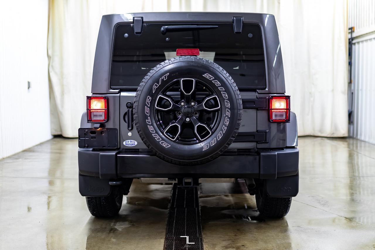 2018 Jeep Wrangler JK Unlimited 4x4 Altitude Leather Nav Red Deer AB