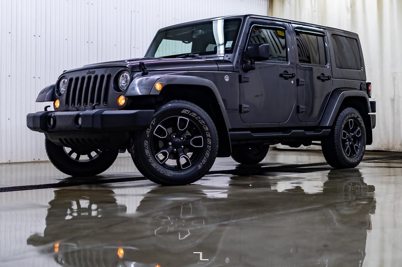 2018 Jeep Wrangler JK Unlimited 4x4 Altitude Leather Nav Red Deer AB