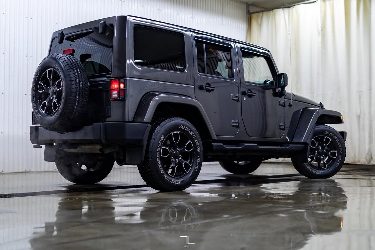 2018 Jeep Wrangler JK Unlimited 4x4 Altitude Leather Nav Red Deer AB