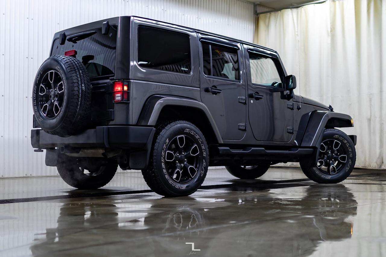 2018 Jeep Wrangler JK Unlimited 4x4 Altitude Leather Nav Red Deer AB