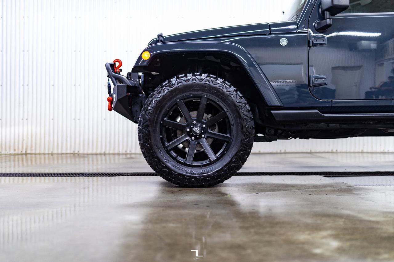 2018 Jeep Wrangler JK Unlimited 4x4 Altitude Leather Nav Red Deer AB