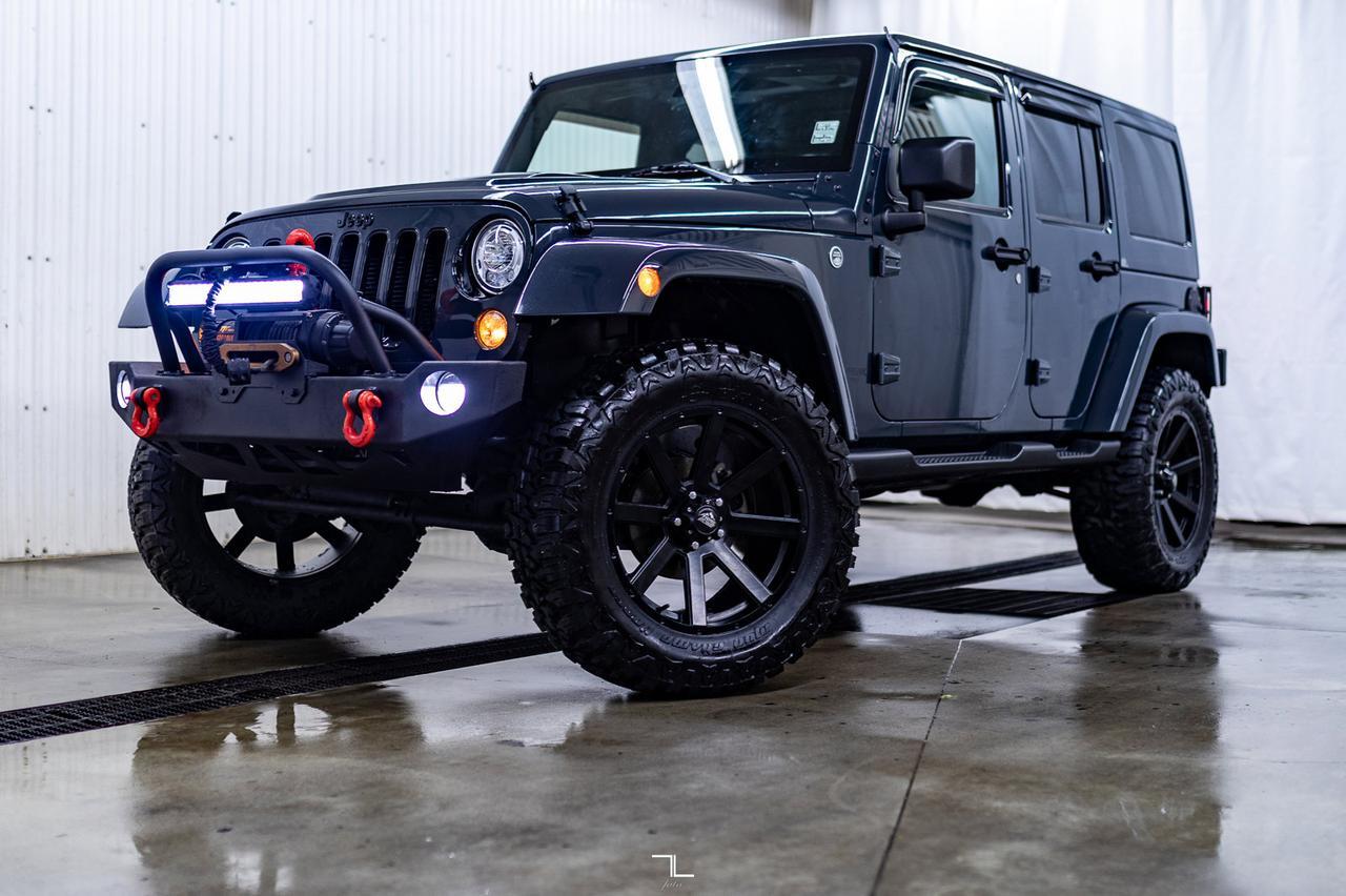 2018 Jeep Wrangler JK Unlimited 4x4 Altitude Leather Nav Red Deer AB