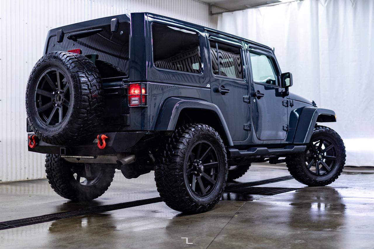 2018 Jeep Wrangler JK Unlimited 4x4 Altitude Leather Nav Red Deer AB