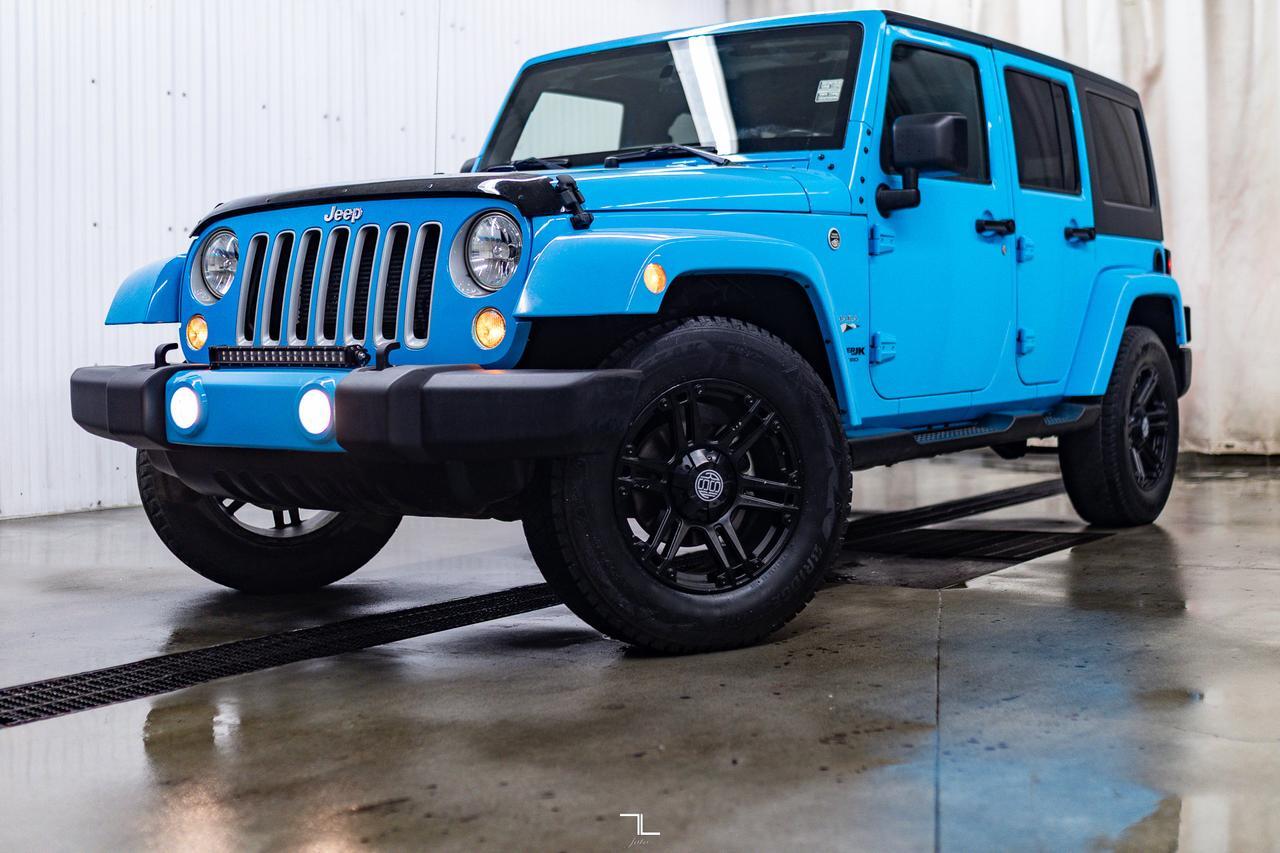 2018 Jeep Wrangler JK Unlimited 4x4 Sahara Nav Red Deer AB