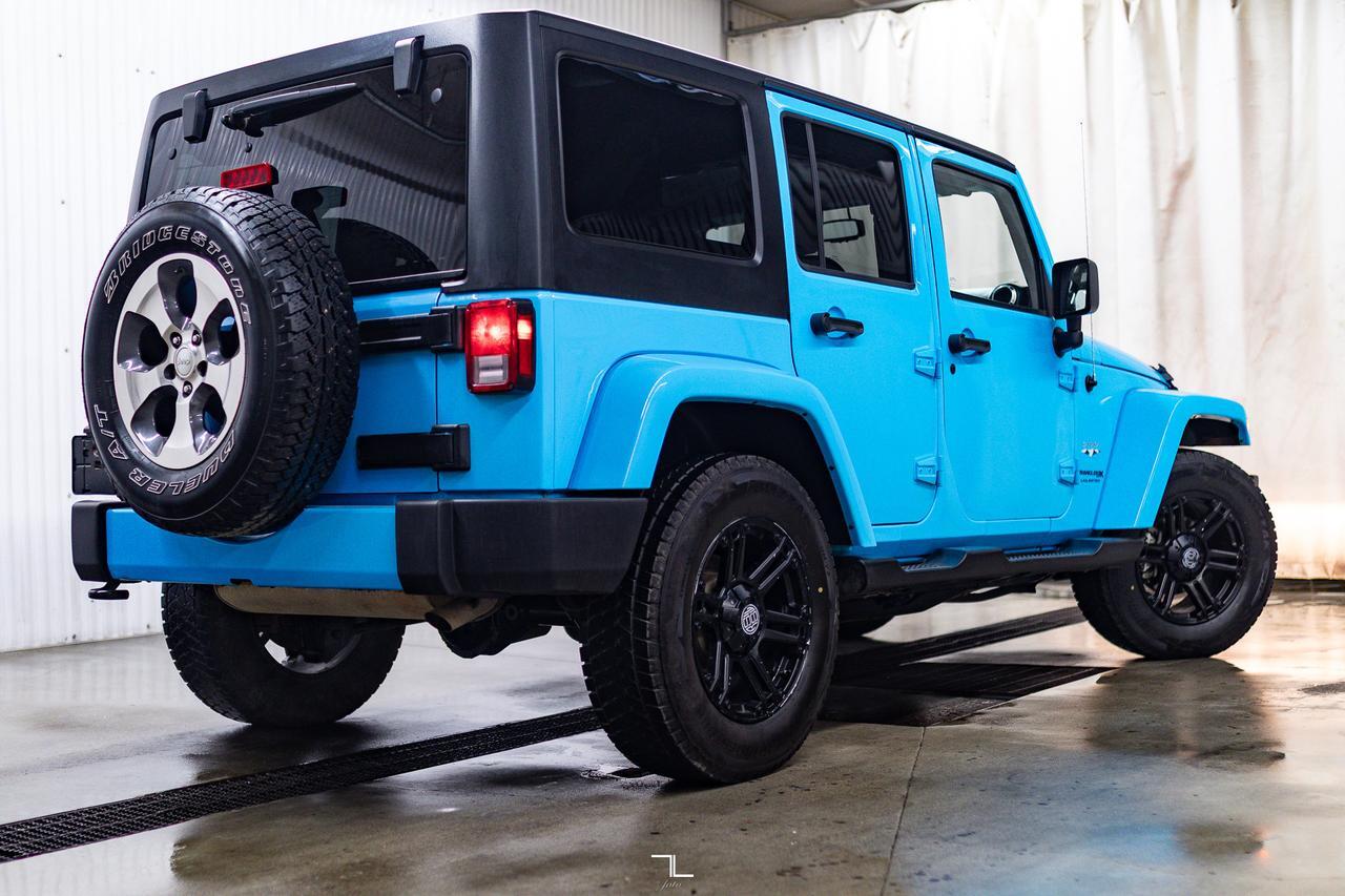 2018 Jeep Wrangler JK Unlimited 4x4 Sahara Nav Red Deer AB