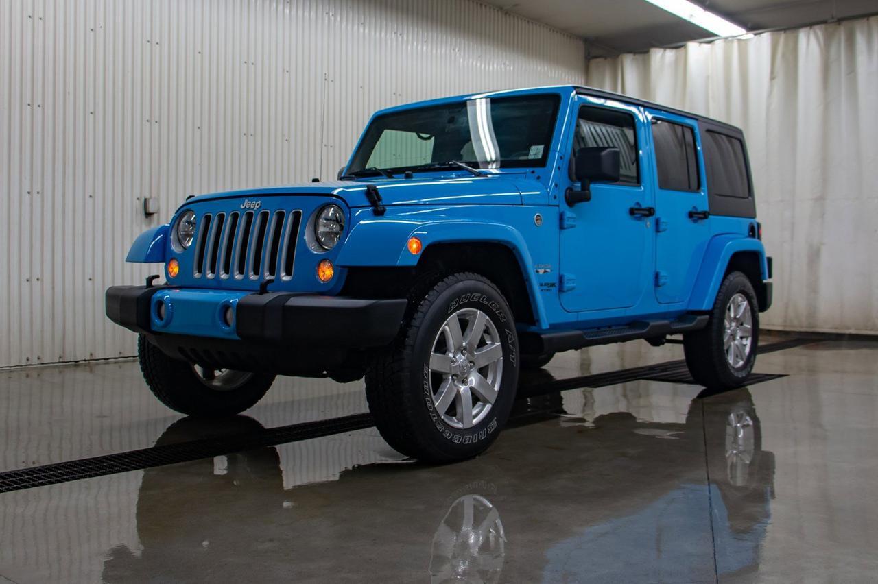 2018 Jeep Wrangler JK Unlimited 4x4 Sahara Nav Red Deer AB