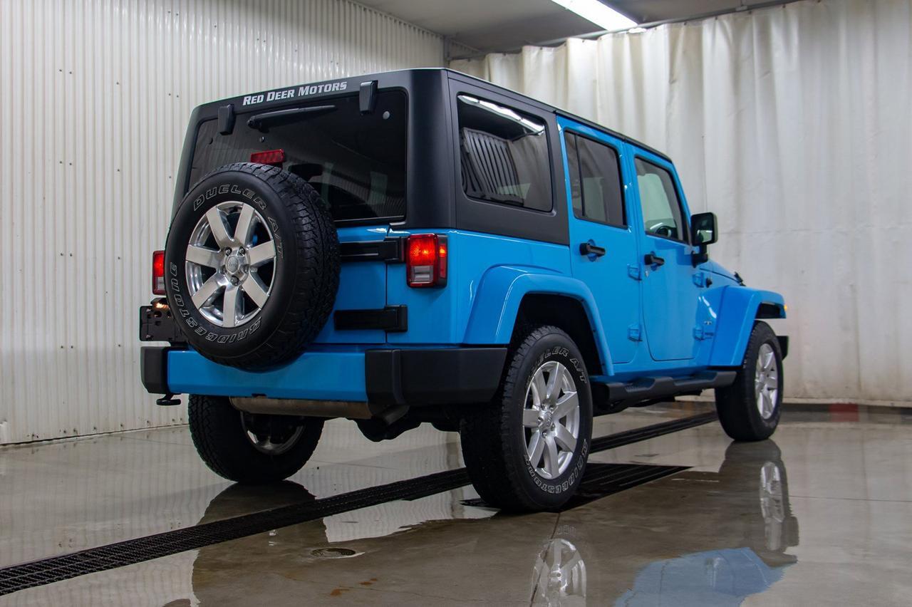 2018 Jeep Wrangler JK Unlimited 4x4 Sahara Nav Red Deer AB