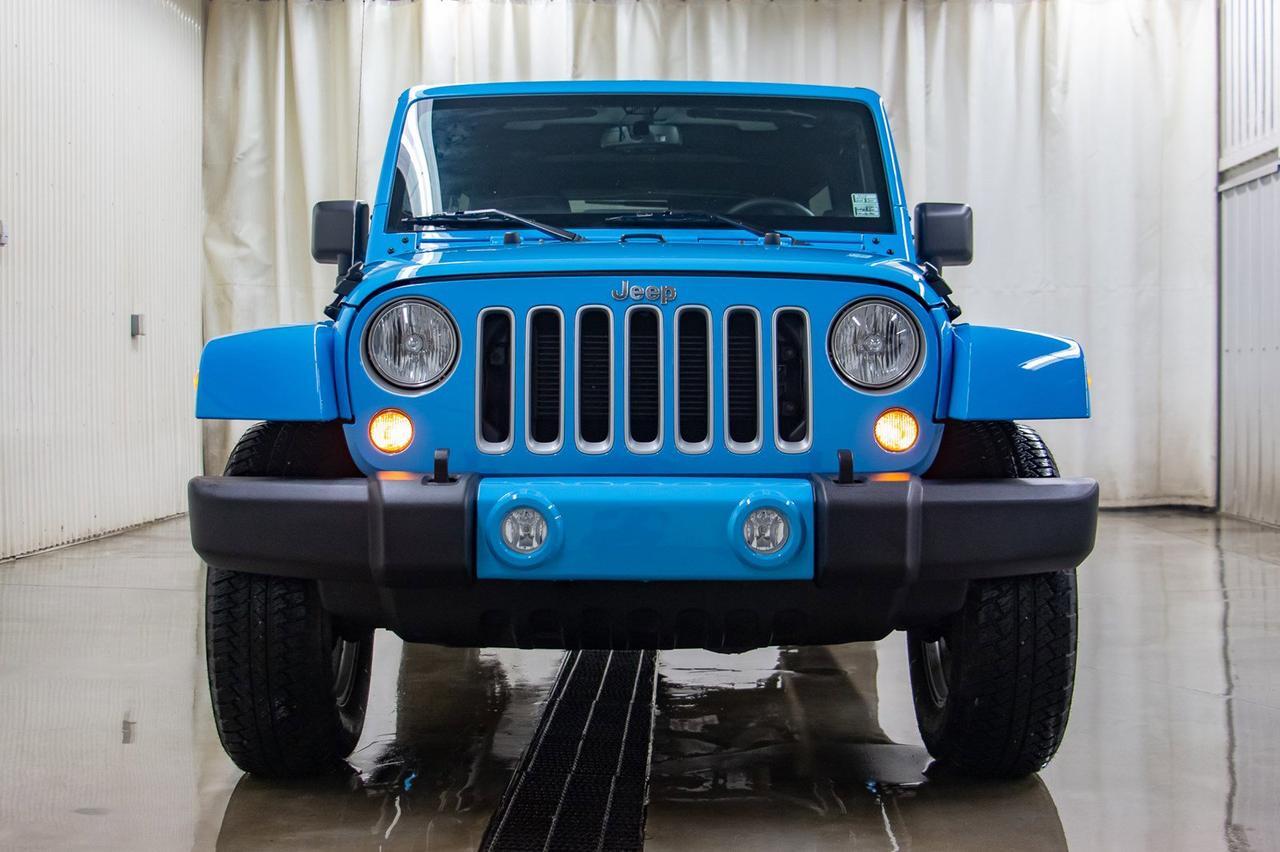 2018 Jeep Wrangler JK Unlimited 4x4 Sahara Nav Red Deer AB