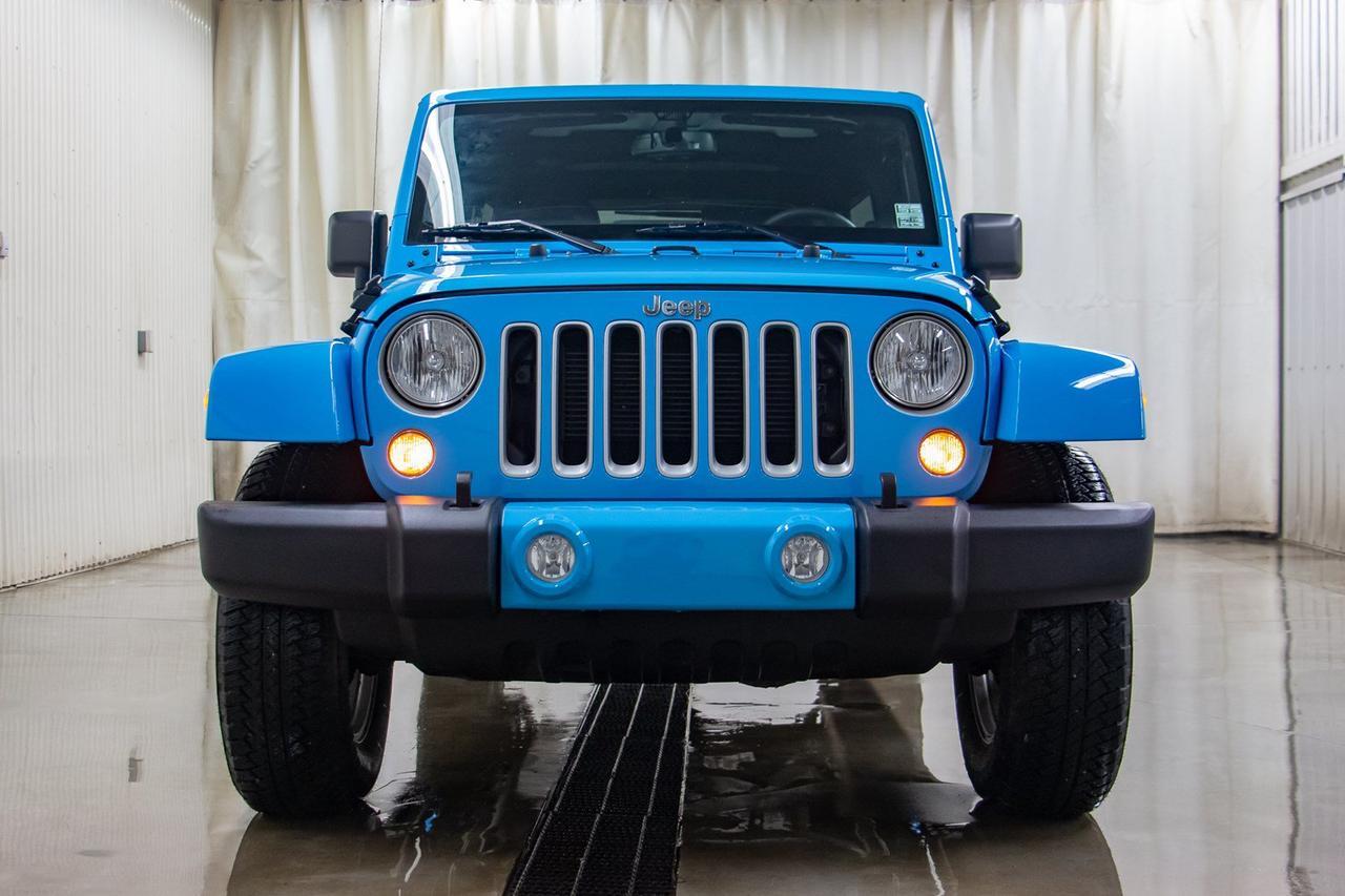 2018 Jeep Wrangler JK Unlimited 4x4 Sahara Nav Red Deer AB