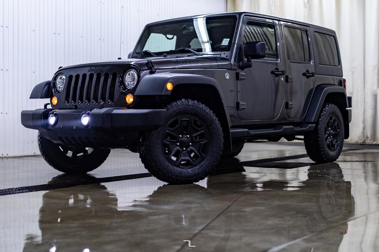 2018 Jeep Wrangler JK Unlimited 4x4 Willys Red Deer AB