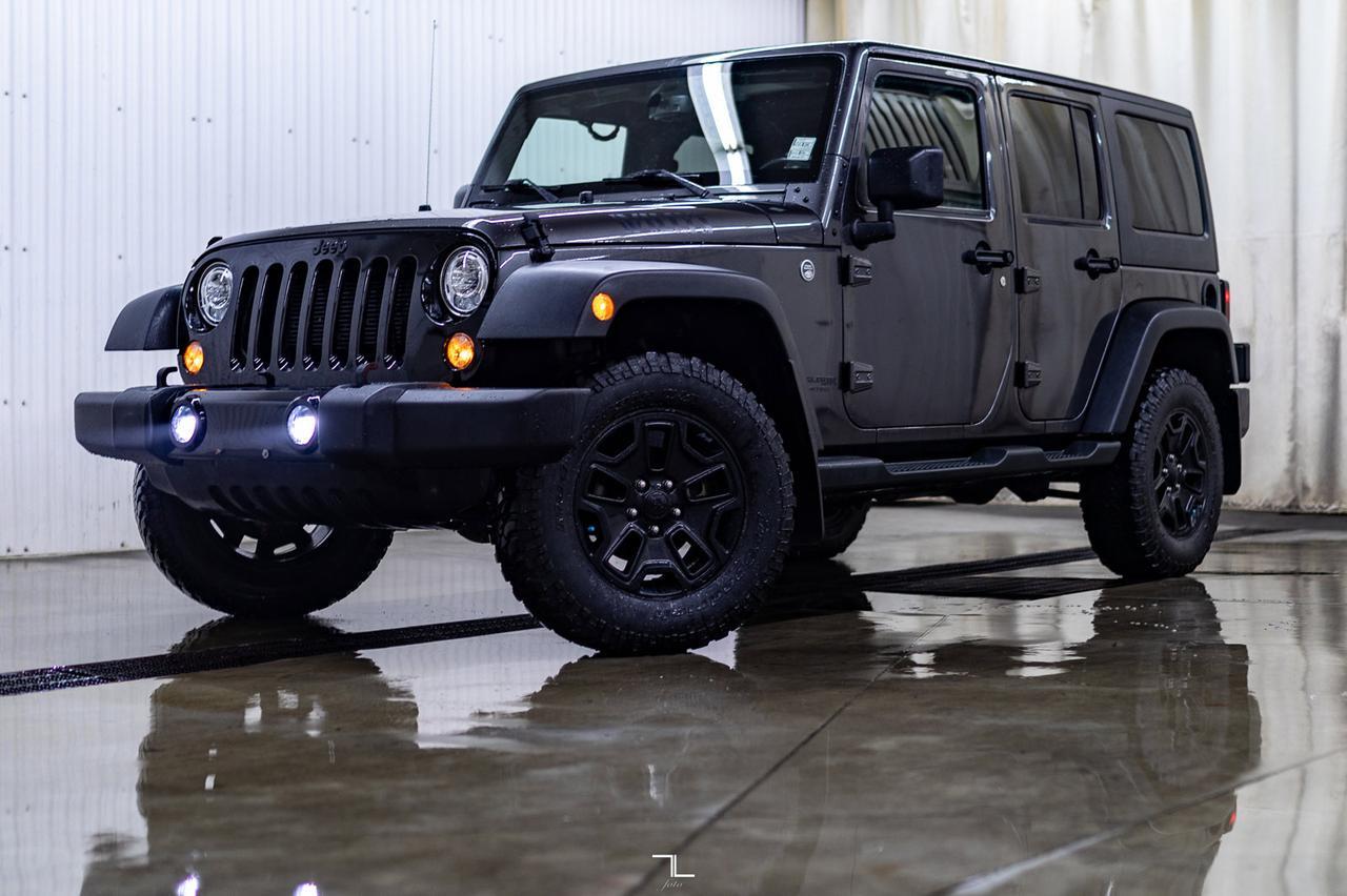 2018 Jeep Wrangler JK Unlimited 4x4 Willys Red Deer AB