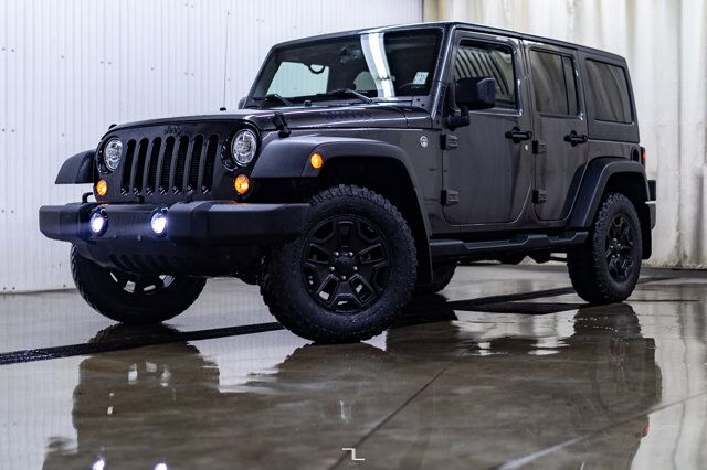 2018 Jeep Wrangler JK Unlimited 4x4 Willys Red Deer AB