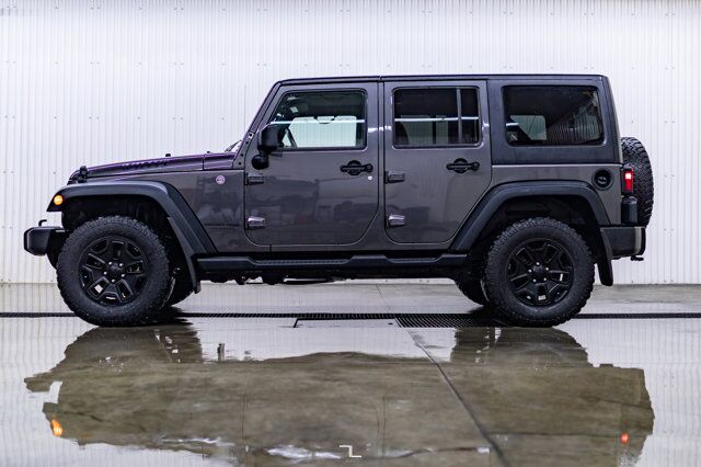 2018 Jeep Wrangler JK Unlimited 4x4 Willys Red Deer AB