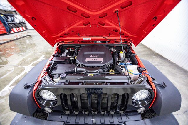 2018 Jeep Wrangler JK Unlimited 4x4 Willys Wheeler Red Deer AB