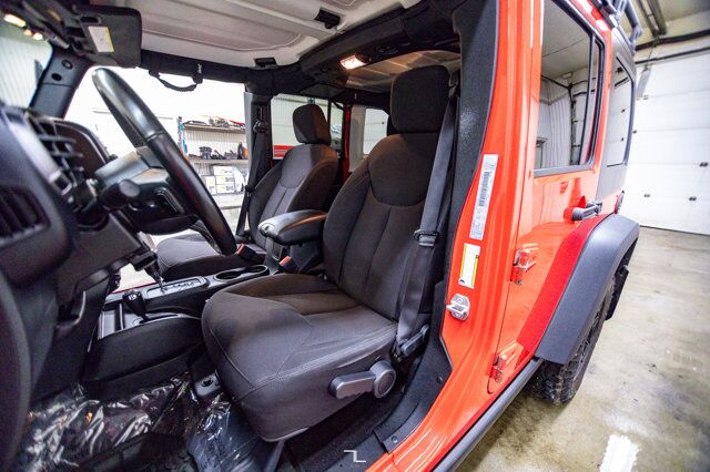 2018 Jeep Wrangler JK Unlimited 4x4 Willys Wheeler Red Deer AB