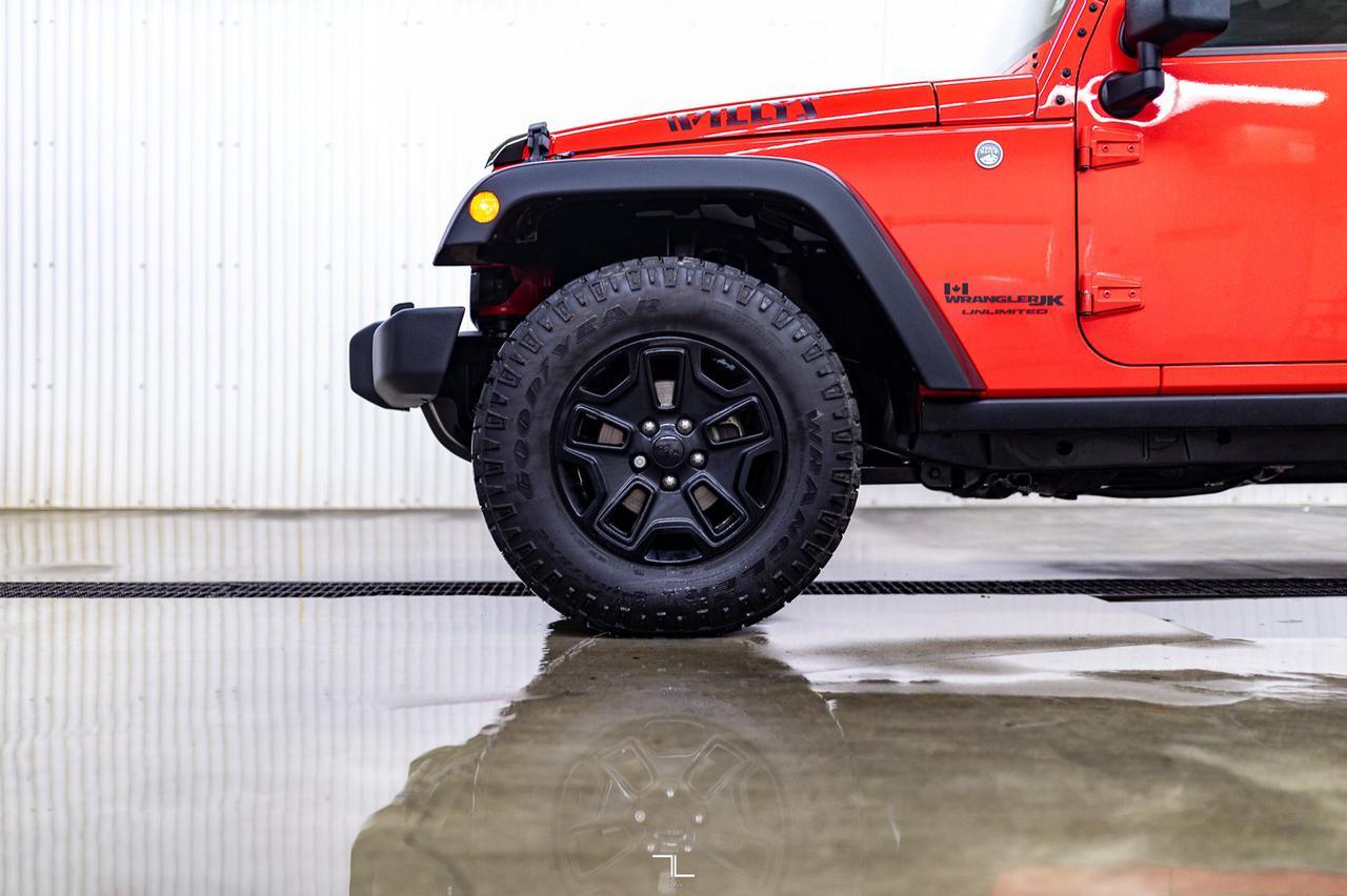 2018 Jeep Wrangler JK Unlimited 4x4 Willys Wheeler Red Deer AB