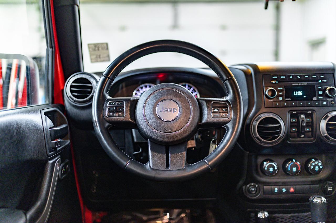 2018 Jeep Wrangler JK Unlimited 4x4 Willys Wheeler Red Deer AB