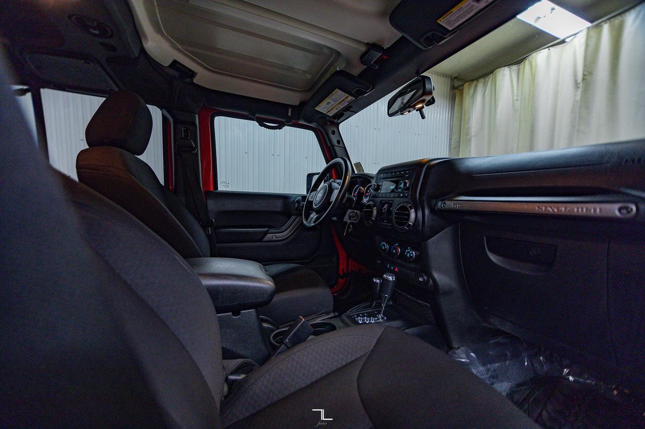 2018 Jeep Wrangler JK Unlimited 4x4 Willys Wheeler Red Deer AB