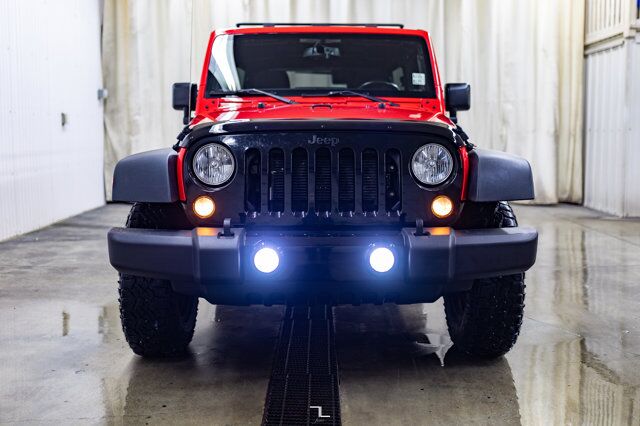 2018 Jeep Wrangler JK Unlimited 4x4 Willys Wheeler Red Deer AB