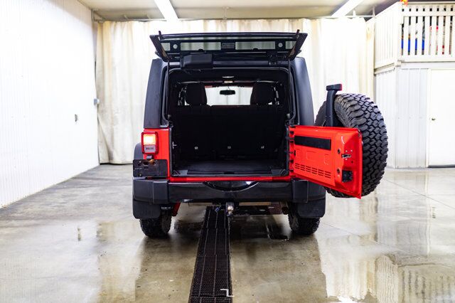 2018 Jeep Wrangler JK Unlimited 4x4 Willys Wheeler Red Deer AB
