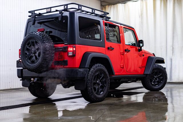 2018 Jeep Wrangler JK Unlimited 4x4 Willys Wheeler Red Deer AB