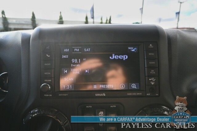 2018 Jeep Wrangler JK Unlimited Rubicon / Recon Edition / 3.6L V6 / 4X4 / Auto Start / Heated Leather Seats / Navigation / Alpine Speakers / Back Up Camera / Outlaw Wheels / 3 Piece Hard Top / Roof Rack / Tow Pkg / 20 MPG Anchorage AK