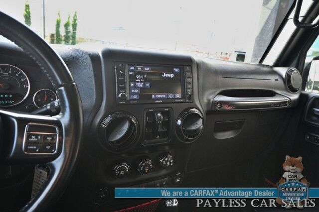 2018 Jeep Wrangler JK Unlimited Rubicon / Recon Edition / 3.6L V6 / 4X4 / Auto Start / Heated Leather Seats / Navigation / Alpine Speakers / Back Up Camera / Outlaw Wheels / 3 Piece Hard Top / Roof Rack / Tow Pkg / 20 MPG Anchorage AK