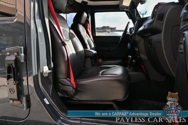 2018 Jeep Wrangler JK Unlimited Rubicon / Recon Edition / 3.6L V6 / 4X4 / Auto Start / Heated Leather Seats / Navigation / Alpine Speakers / Back Up Camera / Outlaw Wheels / 3 Piece Hard Top / Roof Rack / Tow Pkg / 20 MPG Anchorage AK