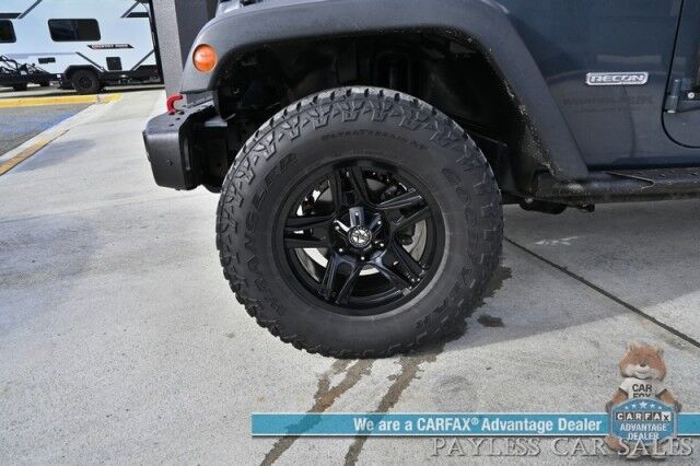 2018 Jeep Wrangler JK Unlimited Rubicon / Recon Edition / 3.6L V6 / 4X4 / Auto Start / Heated Leather Seats / Navigation / Alpine Speakers / Back Up Camera / Outlaw Wheels / 3 Piece Hard Top / Roof Rack / Tow Pkg / 20 MPG Anchorage AK